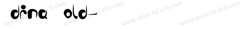 Adina Bold字体转换